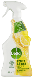 Dettol Power & Fresh Antibakteriální víceúčelový sprej – Citron & Limeta